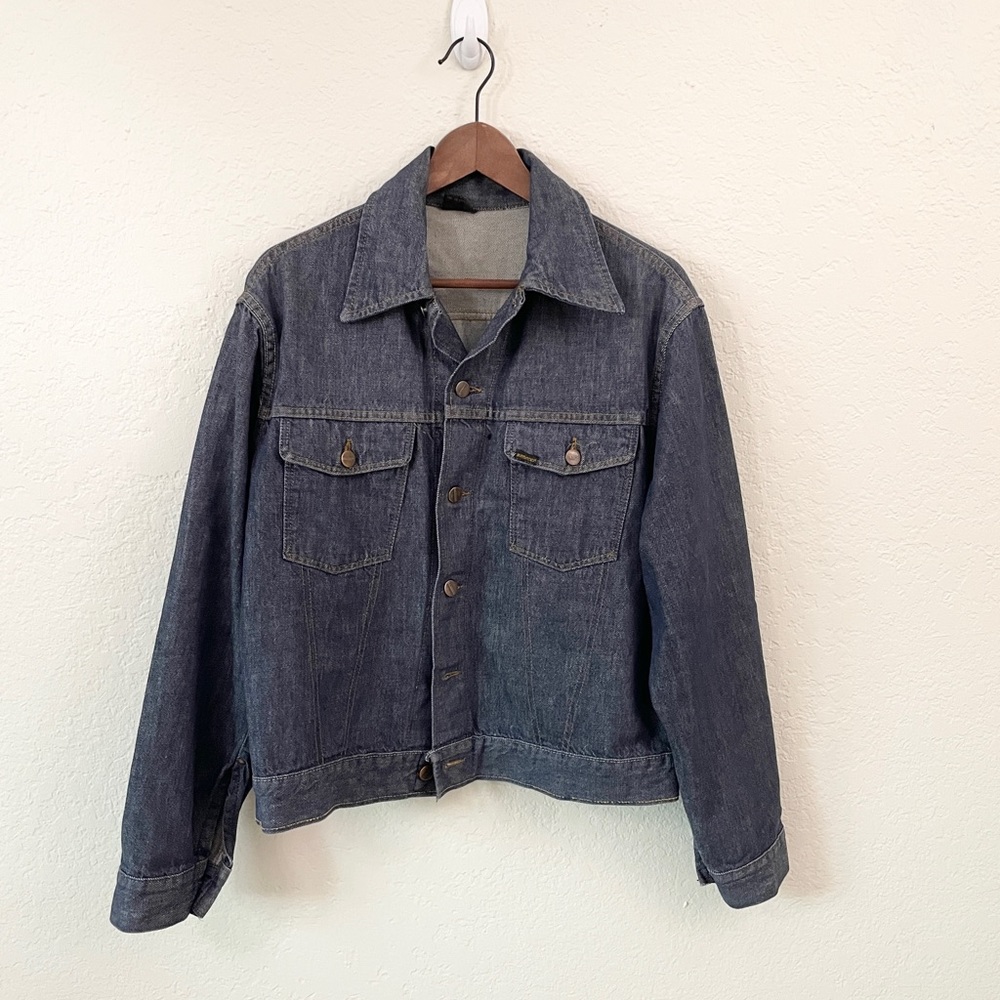 Vintage Roebuck’s Selvedge Denim Trucker Jacket size S/M
